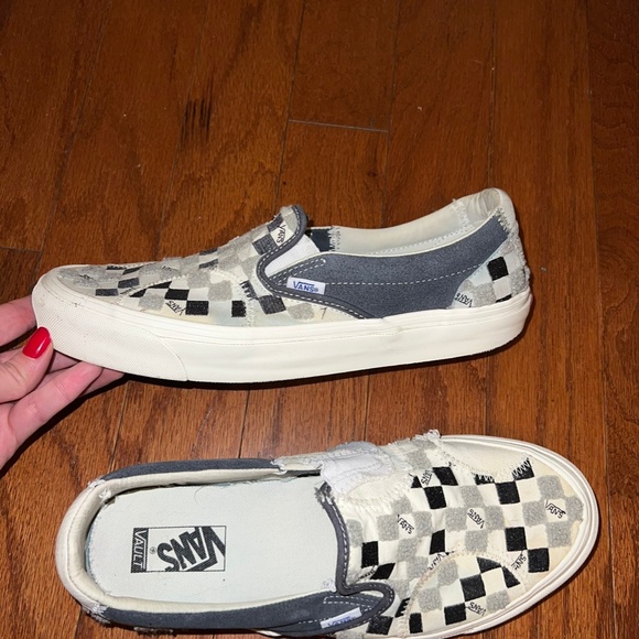 VANS VAULT CLASSIC SLIP-ON BRICOLAGE LX (EMBROIDERED CHECKER) - Picture 7 of 10